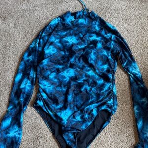 SHEIN one piece SWIM , LONG SLEEVE>